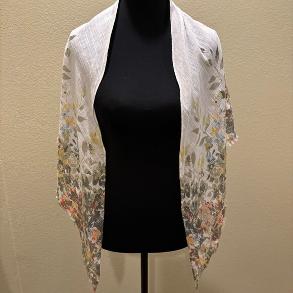 J. Jill Accessories - J.Jill Pure Jill Accessories Floral Spring Scarf Wrap